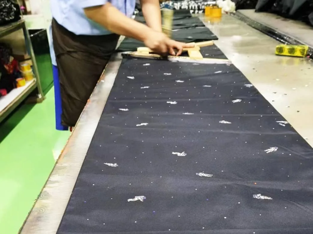 Fabric preparation reference photograph