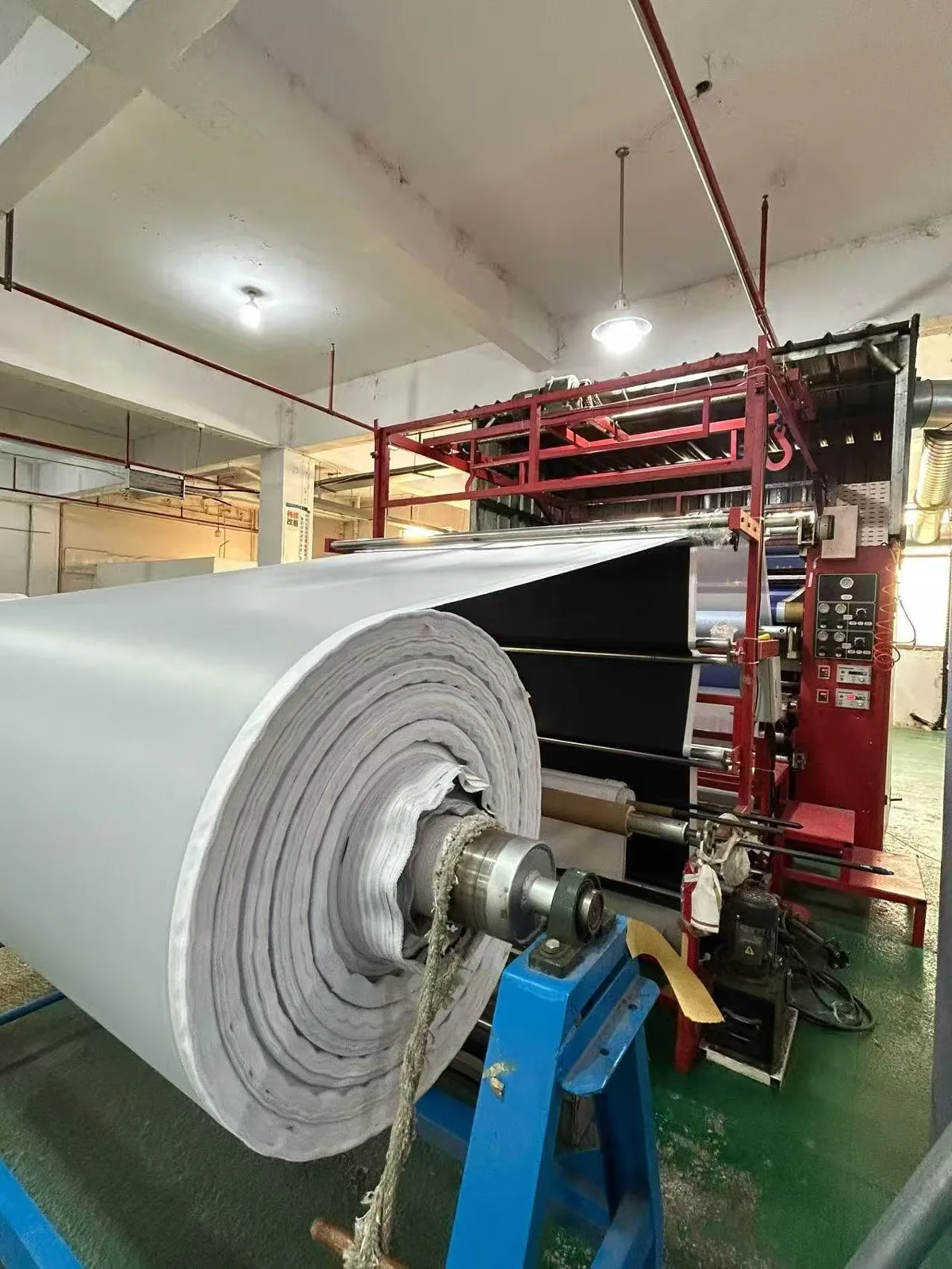 Fabric Roll Processing — user supplied factory photograph
